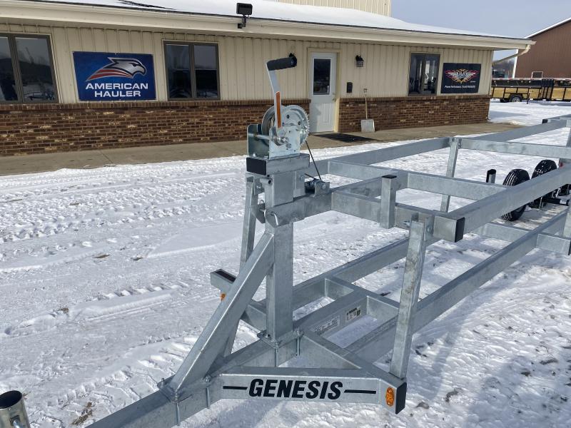 2022 Genesis 20ft Crank Up Pontoon Boat Trailer Near Me