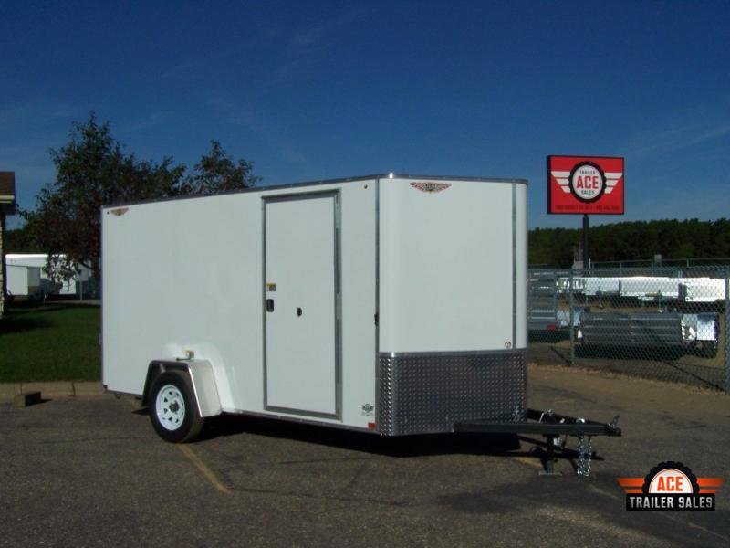 2022 H and H Trailer 6x12 HH Series Flat Top V-Nose Enclosed Cargo Trailer 3K Idler (H7212SFTV-035) Enclosed Cargo Trailer 2022 H and H Trailer 6x12 HH Series Flat Top V-Nose Enclosed Cargo Trailer 3K Idler (H7212SFTV-035) Enclosed Cargo Trailer