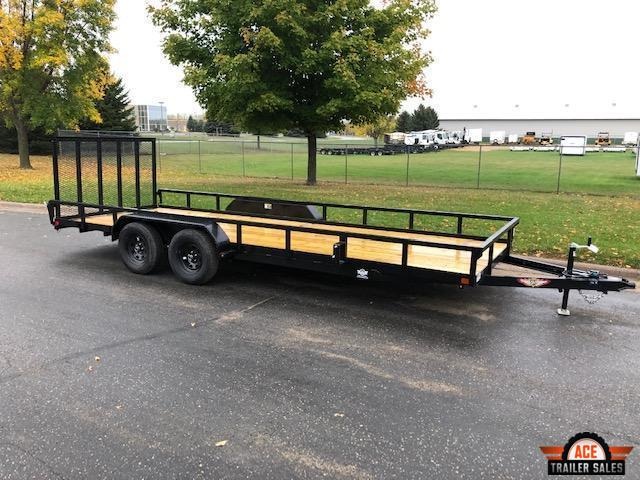 2022 H and H Trailer 82x20 Rail Side Utility Trailer 7K Tandem (H8220TRS-070) Utility Trailer 2022 H and H Trailer 82x20 Rail Side Utility Trailer 7K Tandem (H8220TRS-070) Utility Trailer