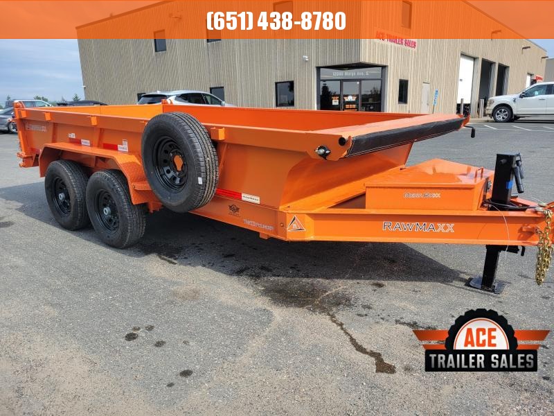 2023 RawMaxx LPX 14' x 83" Dump Trailer 2023 RawMaxx LPX 14' x 83" Dump Trailer