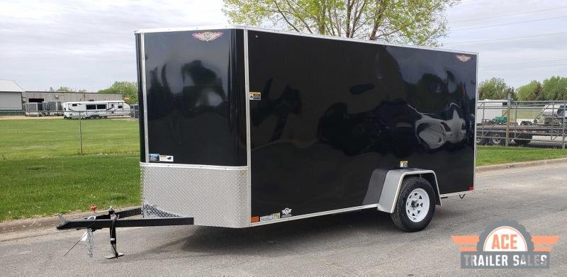 2022 H and H Trailer 6x10 HH Series Flat Top V-Nose Enclosed Cargo Trailer 3K Idler (H7210SFTV-035) Enclosed Cargo Trailer 2022 H and H Trailer 6x10 HH Series Flat Top V-Nose Enclosed Cargo Trailer 3K Idler (H7210SFTV-035) Enclosed Cargo Trailer