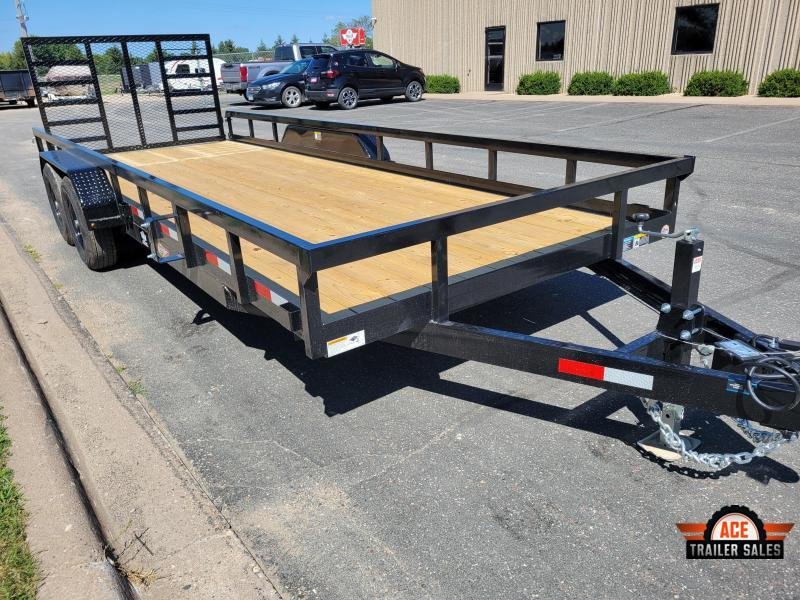 2022 H and H Trailer 82x20 Heavy Rail Side Landscape Trailer 10K Tandem (H8220HTRS-100) Utility Trailer 2022 H and H Trailer 82x20 Heavy Rail Side Landscape Trailer 10K Tandem (H8220HTRS-100) Utility Trailer