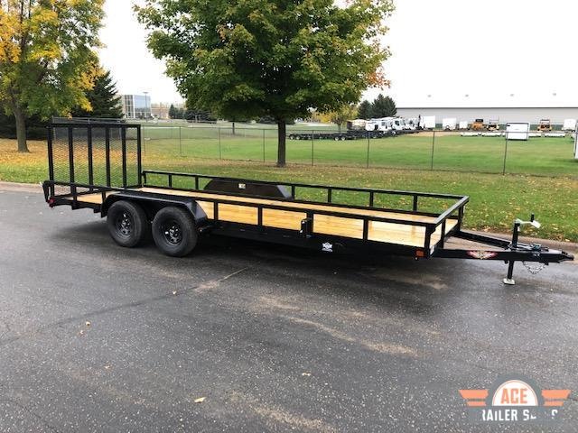 2022 H and H Trailer 82x20 Rail Side Utility Trailer 7K Tandem (H8220TRS-070) Utility Trailer 2022 H and H Trailer 82x20 Rail Side Utility Trailer 7K Tandem (H8220TRS-070) Utility Trailer