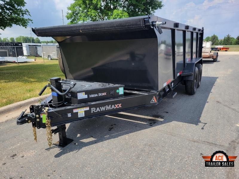 2023 RawMaxx LPX 16' x 83" Dump Trailer 2023 RawMaxx LPX 16' x 83" Dump Trailer