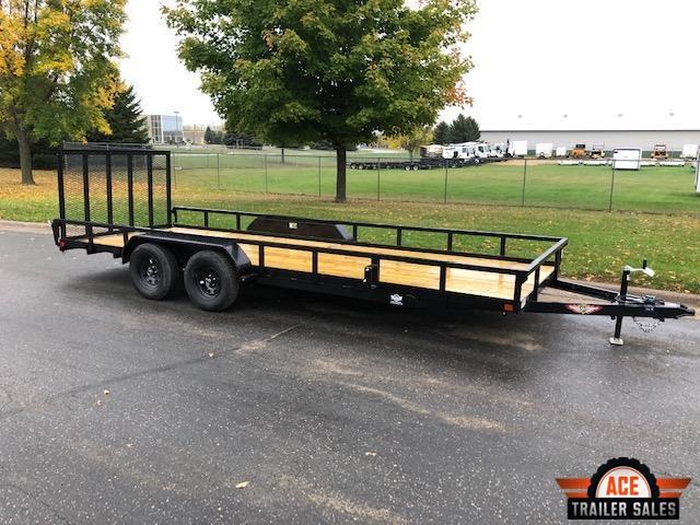 2022 H and H Trailer 82x18 Rail Side Utility Trailer 7K Tandem (H8218TRS-070) Utility Trailer 2022 H and H Trailer 82x18 Rail Side Utility Trailer 7K Tandem (H8218TRS-070) Utility Trailer