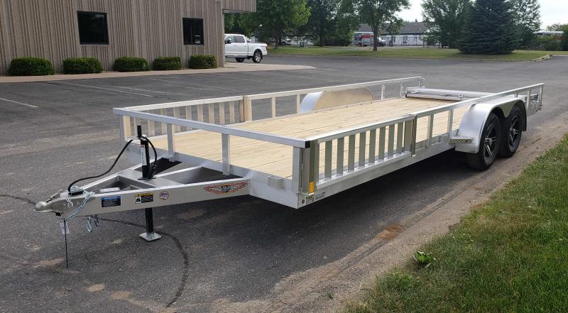 2021 H and H Trailer 82x20 Aluminum ATV 7K Tandem (H8220TRSAV-070) ATV Trailer 2021 H and H Trailer 82x20 Aluminum ATV 7K Tandem (H8220TRSAV-070) ATV Trailer
