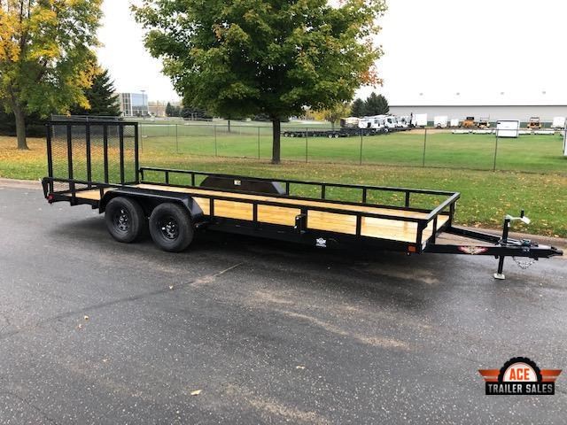2022 H and H Trailer 82x18 Rail Side Utility Trailer 7K Tandem (H8218TRS-070) Utility Trailer 2022 H and H Trailer 82x18 Rail Side Utility Trailer 7K Tandem (H8218TRS-070) Utility Trailer