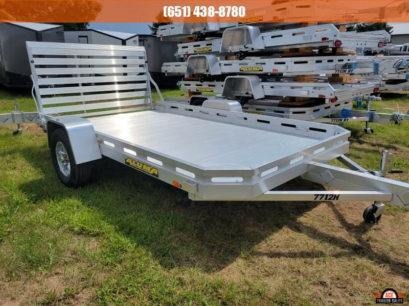 2024 Aluma 7712H Utility Trailer Ace Trailer Sales Enclosed