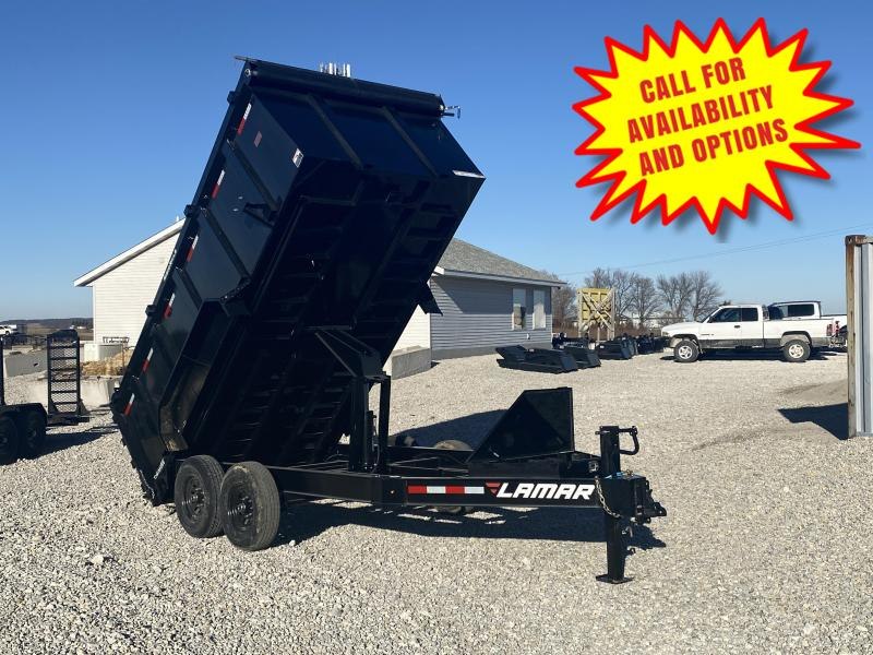 New Lamar 83"x16' Dump W / 4' Sides 14000# New Lamar 83"x16' Dump W / 4' Sides 14000#