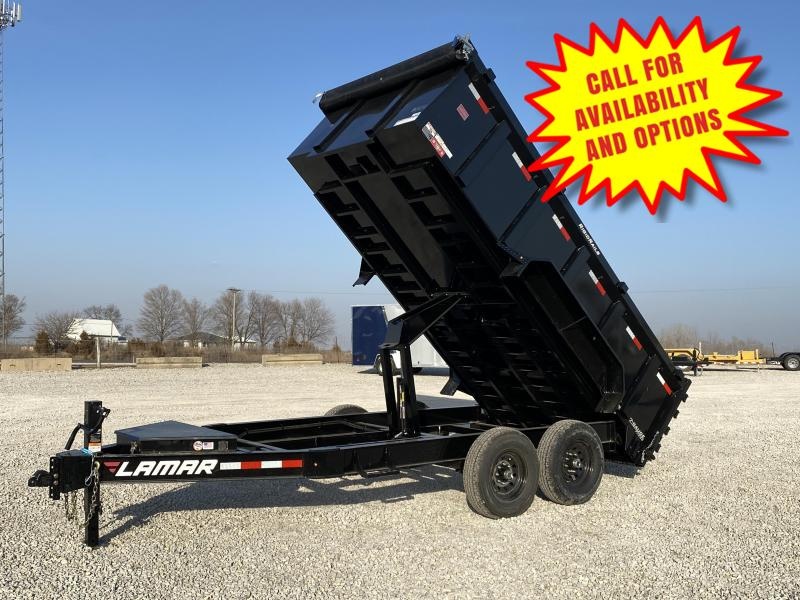 New Lamar 14' Dump W / 3' Sides 14000# GVWR New Lamar 14' Dump W / 3' Sides 14000# GVWR
