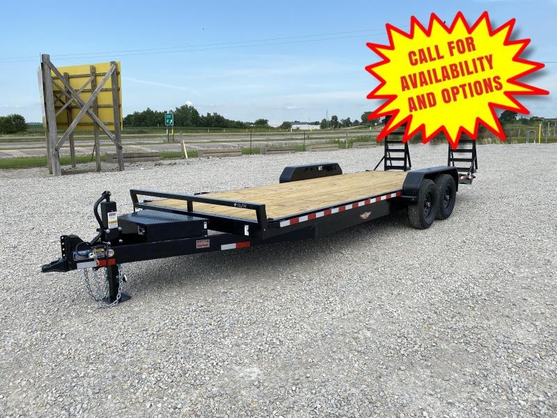 New H and H 22' Skid Loader Trailer 14000# GVWR New H and H 22' Skid Loader Trailer 14000# GVWR