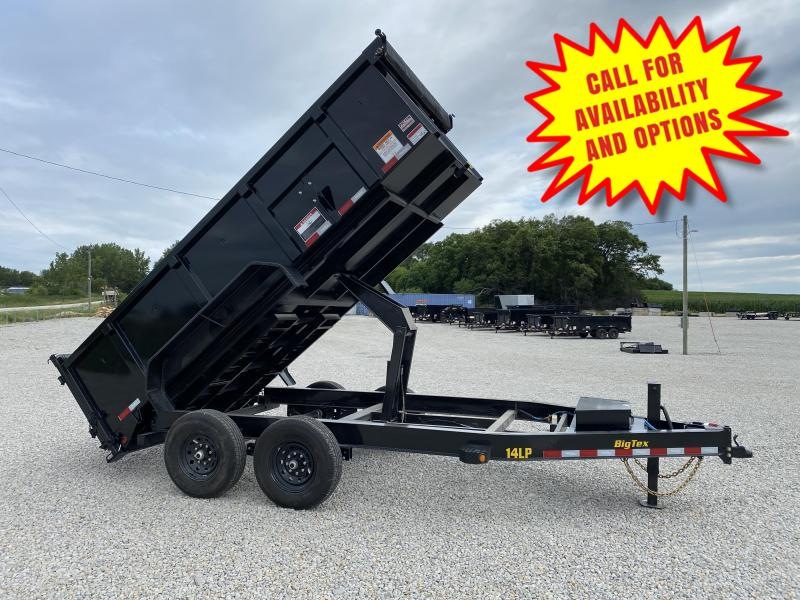 New Big Tex 14' Dump W / 3' Sides 14000# GVWR New Big Tex 14' Dump W / 3' Sides 14000# GVWR