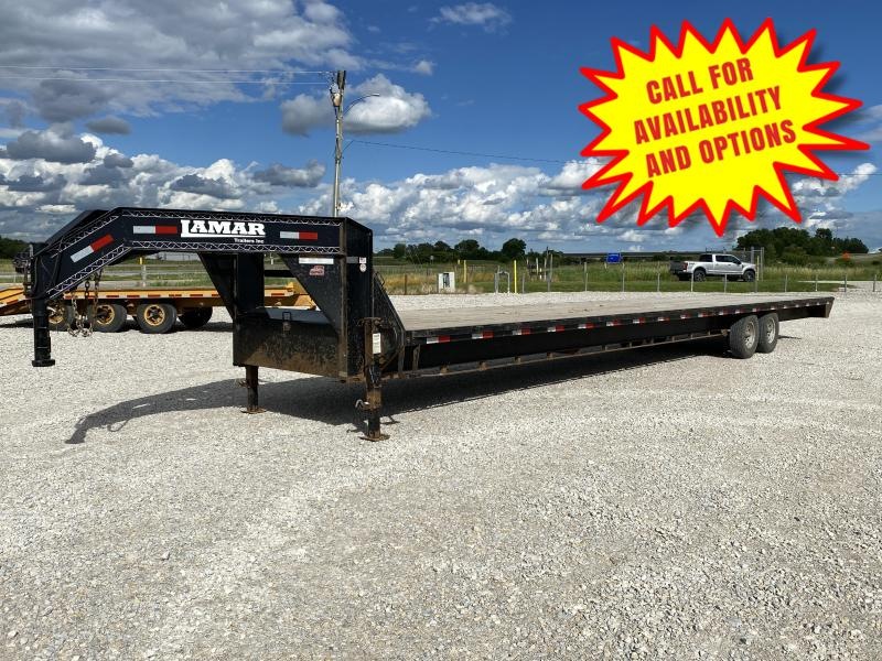 (2) 2017 Lamar 102"x40' Gooseneck 14000# GVWR (2) 2017 Lamar 102"x40' Gooseneck 14000# GVWR
