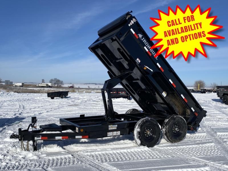 New Ironbull 72"x12' Dump 14000# GVWR New Ironbull 72"x12' Dump 14000# GVWR