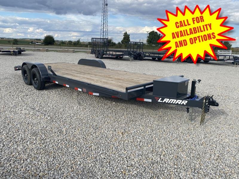 New Lamar 22' Car Hauler 9990# W/ Tool Box New Lamar 22' Car Hauler 9990# W/ Tool Box