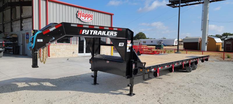 2023 PJ 102"x30' Gooseneck Deckover Flatbed Trailer (F8) 2023 PJ 102"x30' Gooseneck Deckover Flatbed Trailer (F8)