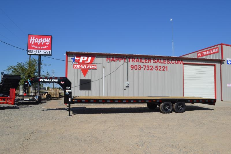 2023 PJ Trailers 102" x 30' Low Pro Gooseneck Flatbed (LS) 2023 PJ Trailers 102" x 30' Low Pro Gooseneck Flatbed (LS)