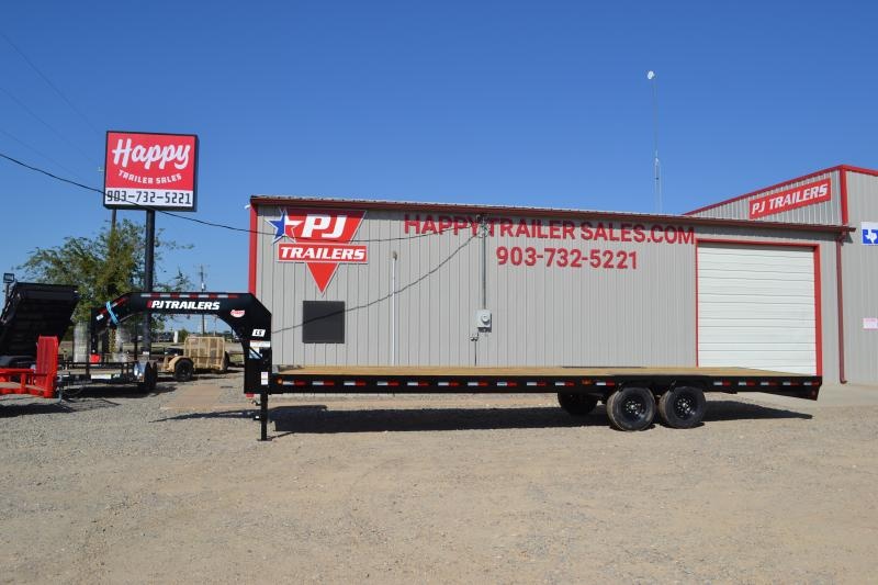 2023 PJ Trailers 102" x 30' Low Pro Gooseneck Flatbed (LS) 2023 PJ Trailers 102" x 30' Low Pro Gooseneck Flatbed (LS)