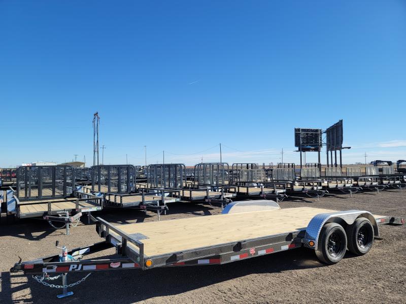 2023 PJ Trailers 83"x16' C4 Car Hauler Happy Trailer Sales New