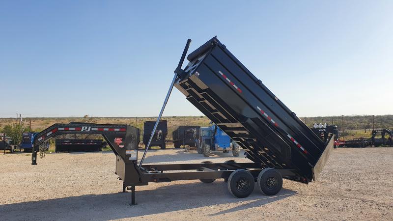 2022 PJ Trailers 83''x16' Gooseneck Dump Trailer w/Telescopic Lift 4' tall Sides Dump Trailer 2022 PJ Trailers 83''x16' Gooseneck Dump Trailer w/Telescopic Lift 4' tall Sides Dump Trailer