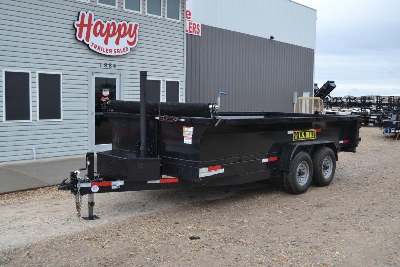 Used 2022 US Built DT7X16 Telescopic Dump Trailer 2' Sides Used 2022 US Built DT7X16 Telescopic Dump Trailer 2' Sides