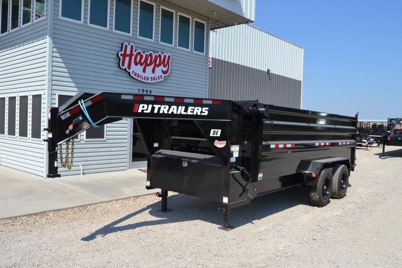 2023 PJ Trailers Heavy Duty DE Dump Trailer 82"x16' Gooseneck 4' Sides 2023 PJ Trailers Heavy Duty DE Dump Trailer 82"x16' Gooseneck 4' Sides