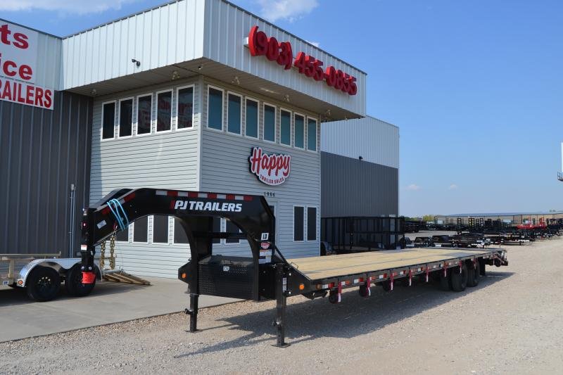 2023 PJ Trailers Pro Beam GN LD Flatbed Trailer 102"x40' Air Ride, Monster Ramps 2023 PJ Trailers Pro Beam GN LD Flatbed Trailer 102"x40' Air Ride, Monster Ramps