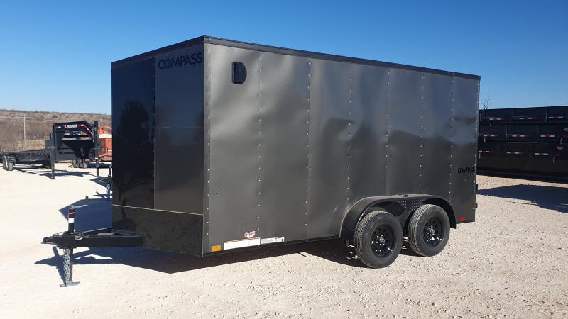 2023 Compass 7x14 Cargo / Enclosed Trailer w/Ramp Door & Blackout Pkg 2023 Compass 7x14 Cargo / Enclosed Trailer w/Ramp Door & Blackout Pkg