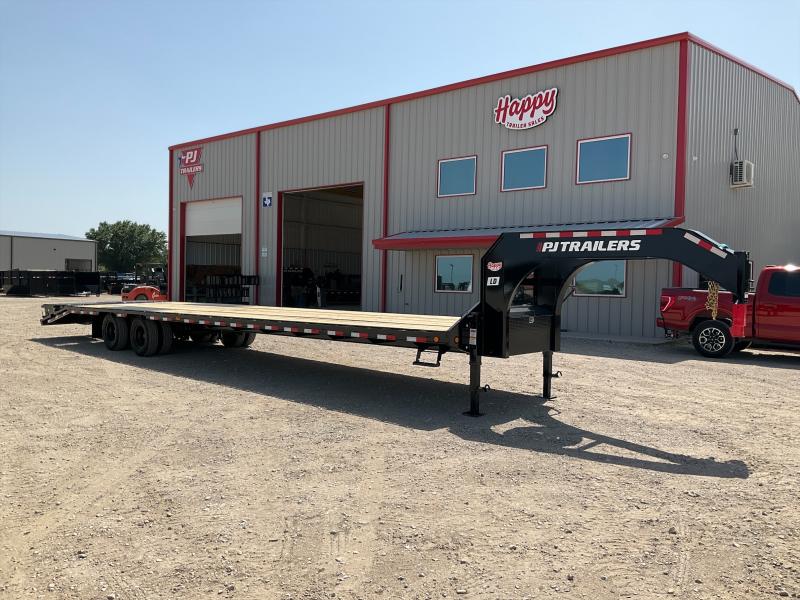 2025 PJ 102"x30' GN Low Pro Flatbed w/ Singles LS Happy Trailers New & Used Trailers in Texas