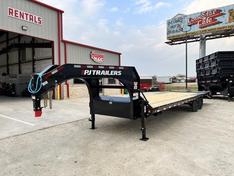 2023 PJ Trailers 102"x30' Gooseneck Flatbed Monster Ramps 2023 PJ Trailers 102"x30' Gooseneck Flatbed Monster Ramps