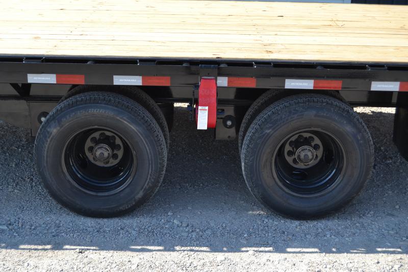 2023 PJ Trailers FD Flatbed Trailer Air Ride Disc Brakes Happy