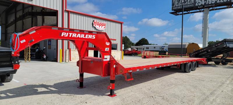 2023 PJ Trailers 102"x40' Gooseneck Flatbed w/Monster Ramps 2023 PJ Trailers 102"x40' Gooseneck Flatbed w/Monster Ramps