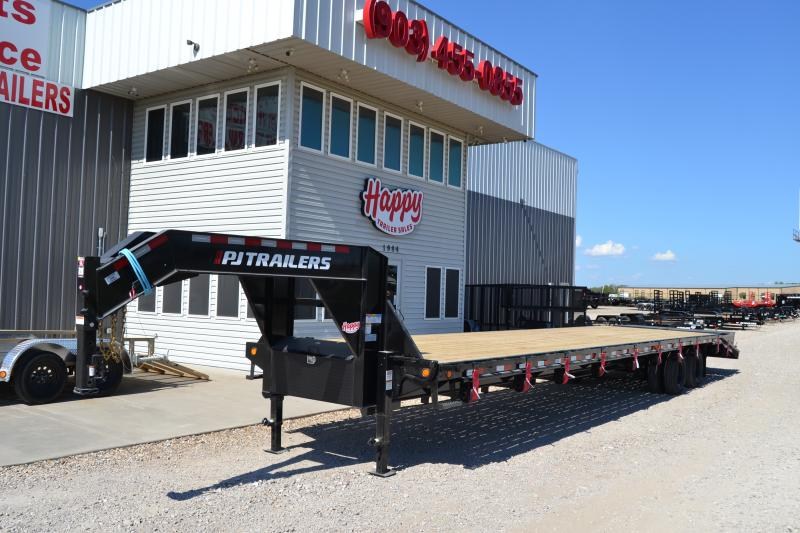 2023 PJ Trailers LD Flatbed Trailer, Air Ride, Disc Brakes Happy