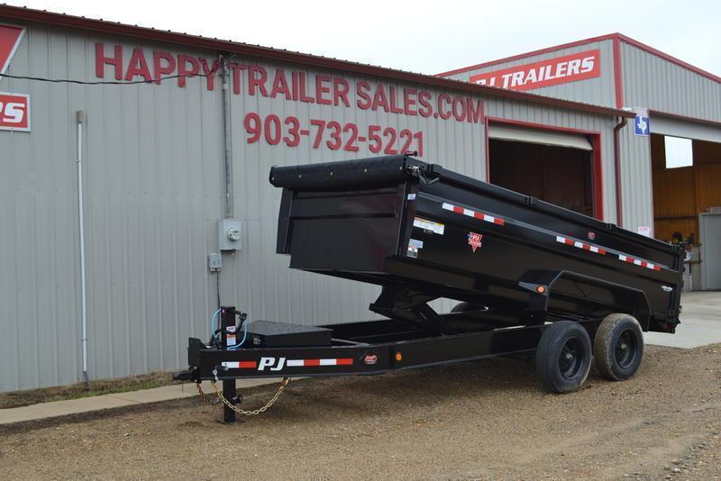 2022 PJ 83"x16' Low Pro Dump Trailer - DE 2022 PJ 83"x16' Low Pro Dump Trailer - DE