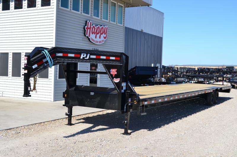 2023 PJ 102"x40' Gooseneck Flatbed Trailer-LX Straight Deck 2023 PJ 102"x40' Gooseneck Flatbed Trailer-LX Straight Deck