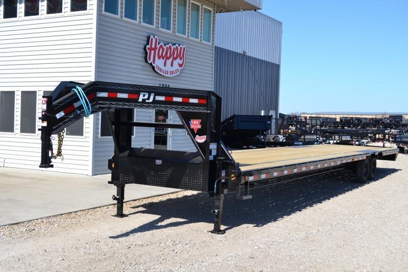 2023 PJ 102"x40' Gooseneck Flatbed Trailer-LX Straight Deck 2023 PJ 102"x40' Gooseneck Flatbed Trailer-LX Straight Deck