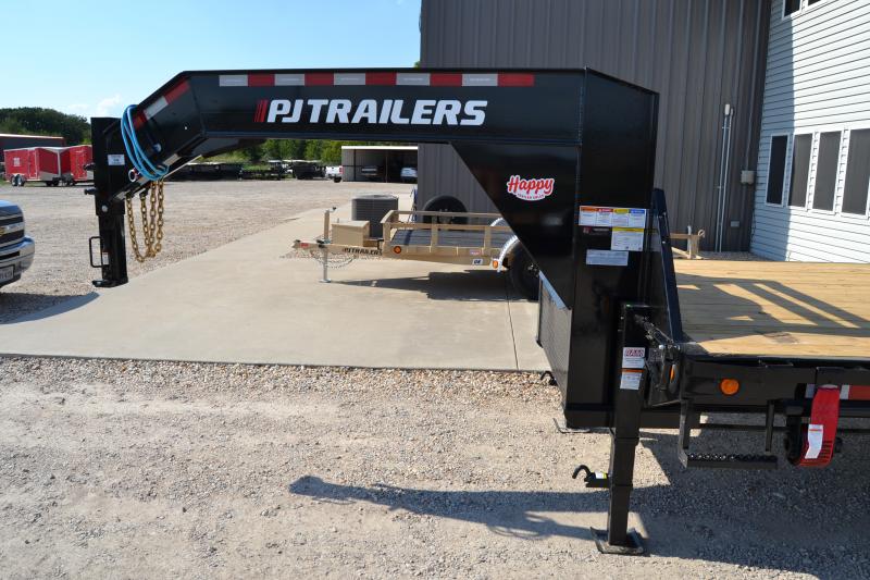 2023 PJ Trailers FD Flatbed Trailer Air Ride Disc Brakes Living