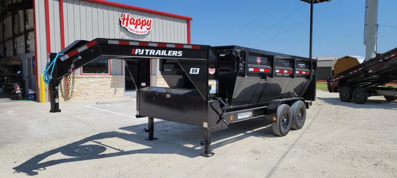 2022 PJ Trailers 83"x 14' Gooseneck Roll-Off Dump (DR) 2022 PJ Trailers 83"x 14' Gooseneck Roll-Off Dump (DR)
