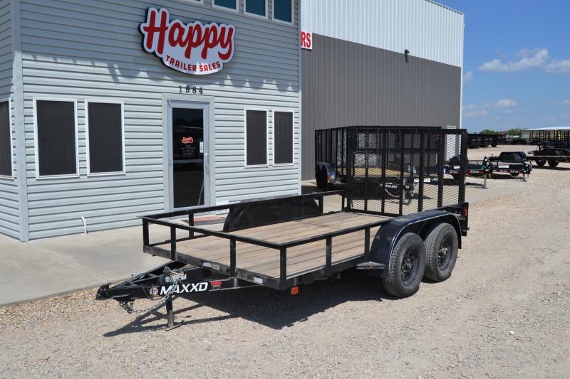 2023 PJ Trailers 77"x14' Single Axle Channel Utility (U7) Happy