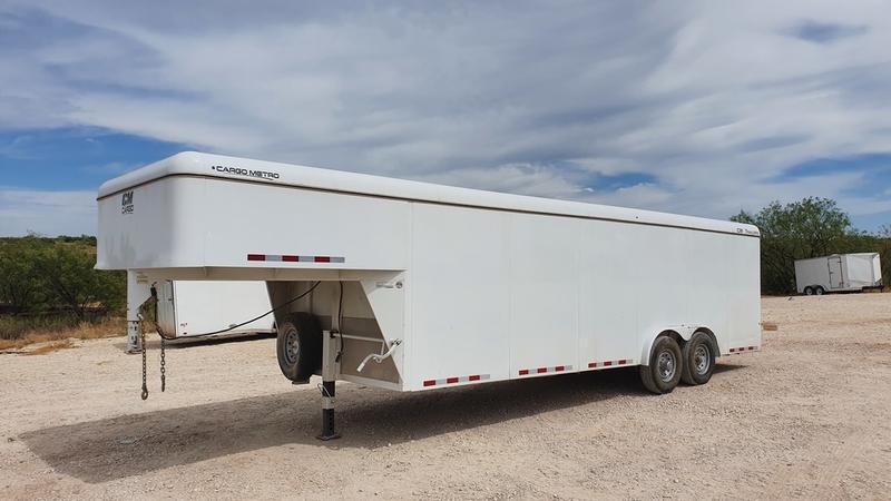 2019 CM Trailers 7'10''x24' Gooseneck Steel Enclosed Cargo Trailer 2019 CM Trailers 7'10''x24' Gooseneck Steel Enclosed Cargo Trailer