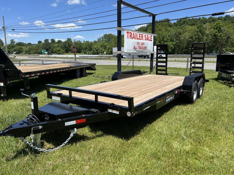 2024 EQUIPMENT TRAILER SURE-TRAC 7X18(16+2) -ST8218ET-B-100 10K
