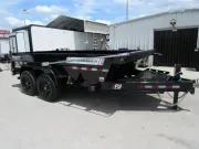 2027 PJ Trailers 7 x 14 Model DT Telescopic Lift