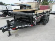 2026 PJ Trailers 7 x 14 DV Model with Hydraulic Jack