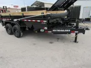 2026 PJ Trailers 7 x 14 DV Model with Hydraulic Jack **Last Years Model Price Reduction**