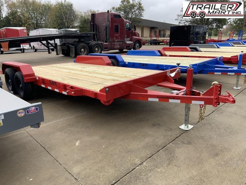 2021 Cam Superline P5CAM18CH (5 Ton Car Hauler Trailer 18FT Wood Deck) Flatbed Trailer 2021 Cam Superline P5CAM18CH (5 Ton Car Hauler Trailer 18FT Wood Deck) Flatbed Trailer