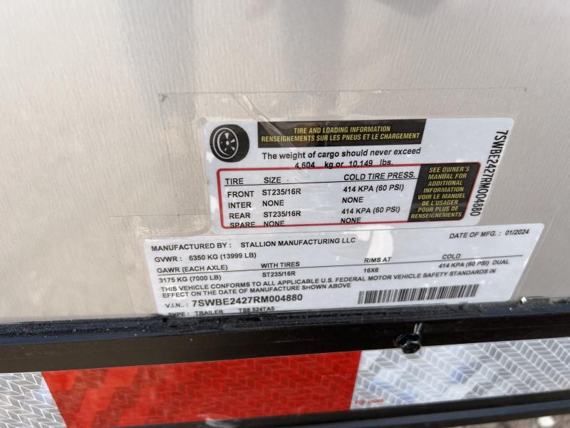 new Cargo (Enclosed) Trailers Stallion Manufacturing LLC  for sale, in Seminole, TX Thumbnail 8
