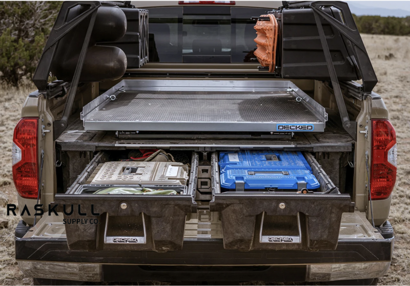 DECKED Cargo Glide & Drawer System for Any Truck Bed DECKED Cargo Glide & Drawer System for Any Truck Bed