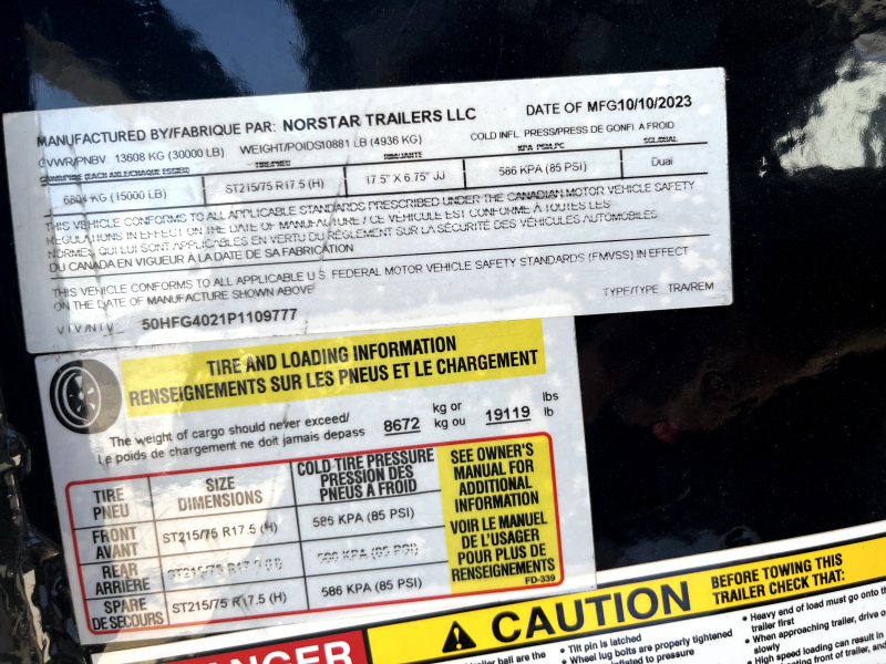 new Equipment / Flatbed Trailers Norstar  for sale, in Seminole, TX Thumbnail 8