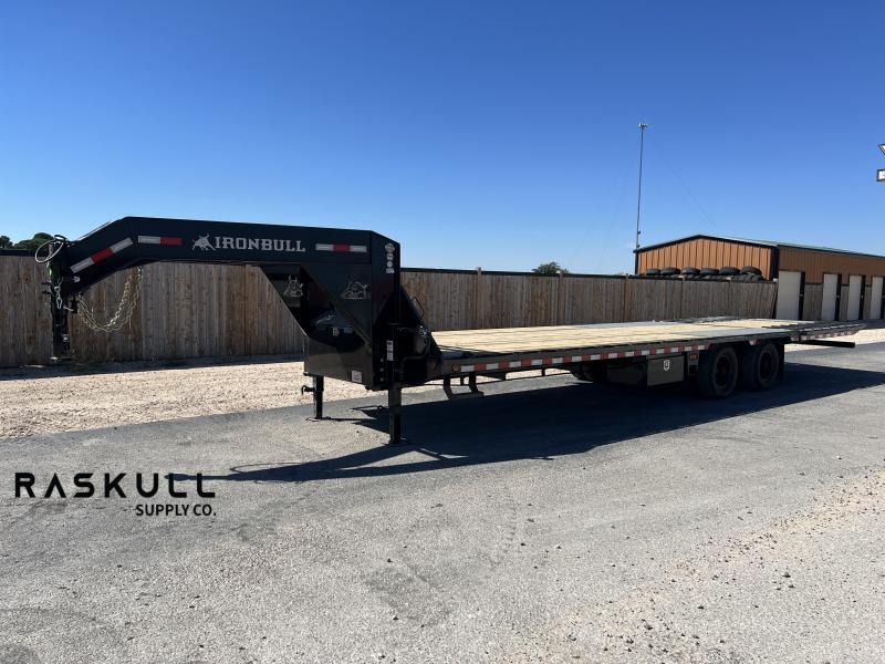 2023 Iron Bull Trailers Hydraulic Dovetail Flatbed Trailer Raskull