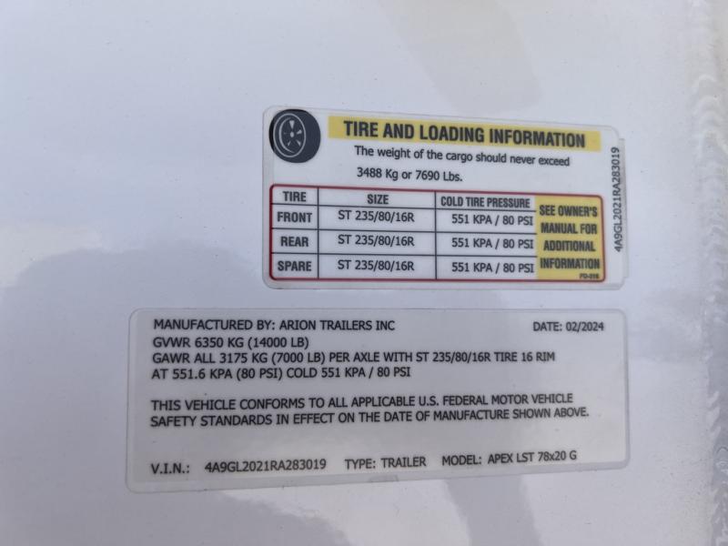 new Stock / Stock Combo Trailers Apex Trailers  for sale, in Seminole, TX Thumbnail 10